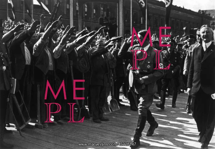 : Adolf Hitler at the laying of the cornerstone ? : Adolf Hitler at the laying of the cornerstone ?