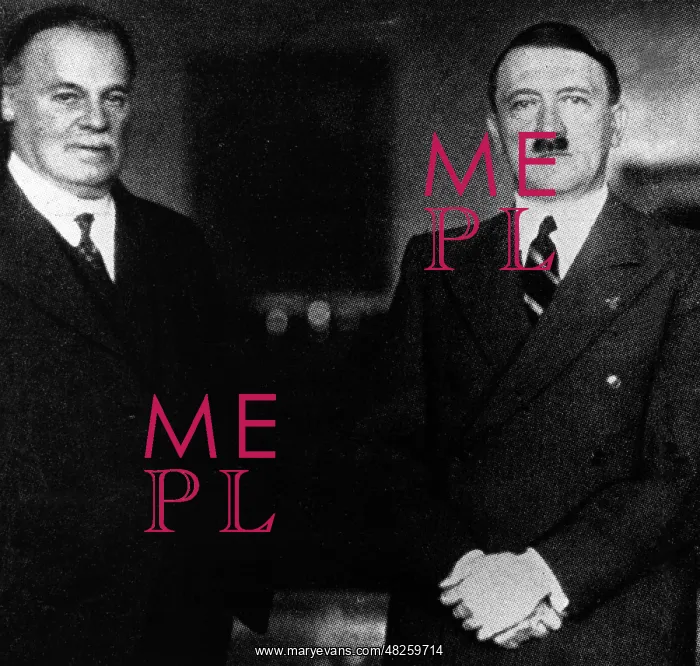: Adolf Hitler with Lord Rothermere, 1934 : Adolf Hitler with Lord Rothermere, 1934