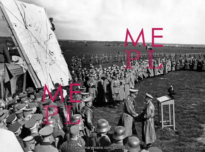 : Adolf Hitler at the maneuver of the 6th army corps 1935 : Adolf Hitler at the maneuver of the 6th army corps 1935