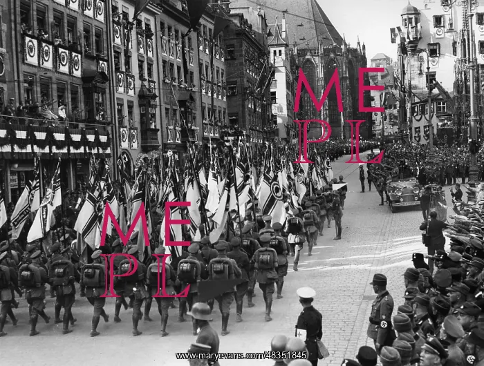  : Adolf Hitler and the march past of the Stahlhelm