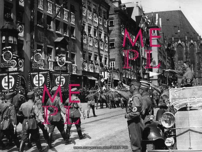 : Adolf Hitler at the march of the standards : Adolf Hitler at the march of the standards