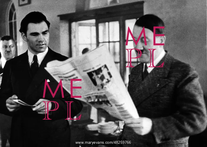 : Adolf Hitler and Max Schmeling, 1935 : Adolf Hitler and Max Schmeling, 1935
