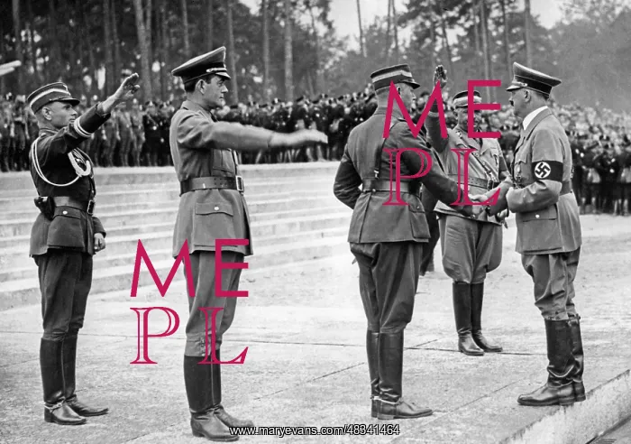 : Adolf Hitler at the Nuremberg Rally, 1937 : Adolf Hitler at the Nuremberg Rally, 1937