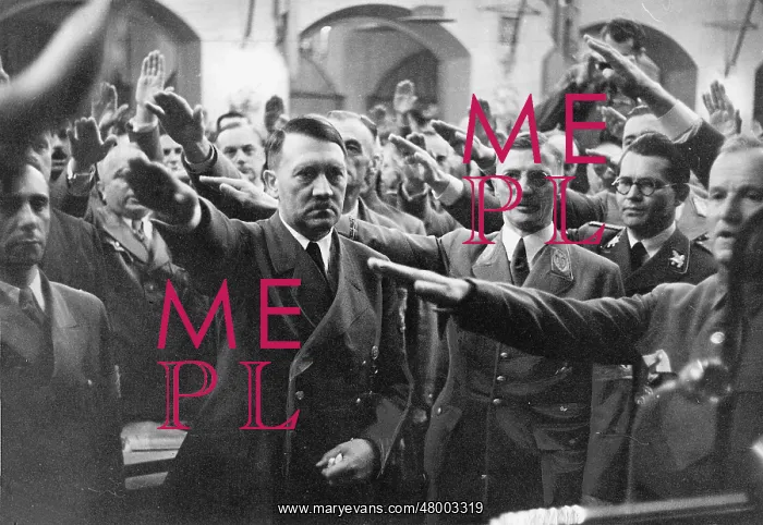 : Adolf Hitler and old fighters, Burgerbraukeller, Munich : Adolf Hitler and old fighters, Burgerbraukeller, Munich
