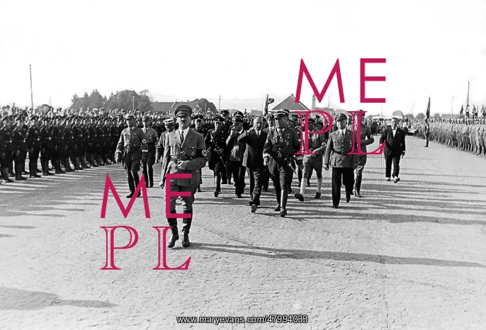: Adolf Hitler at opening of highway, Munich, Germany : Adolf Hitler at opening of highway, Munich, Germany