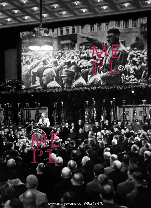 : Adolf Hitler opens the automobile exhibition 1934 : Adolf Hitler opens the automobile exhibition 1934