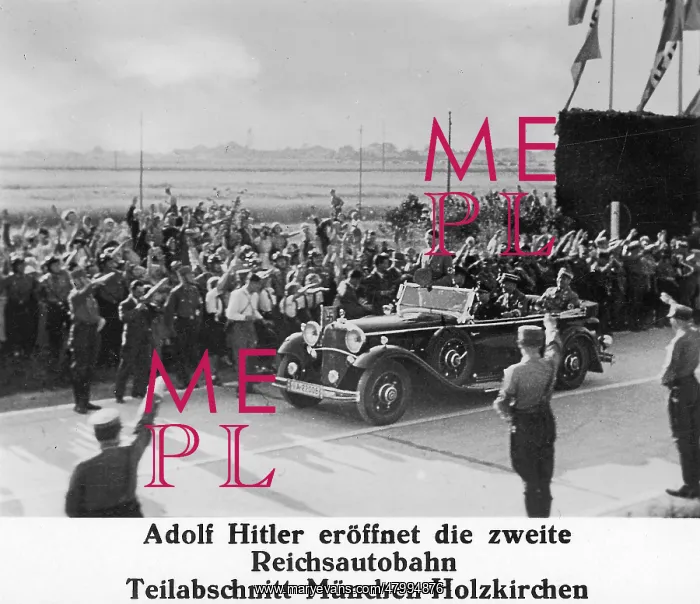 : Adolf Hitler opens second Reich highway : Adolf Hitler opens second Reich highway