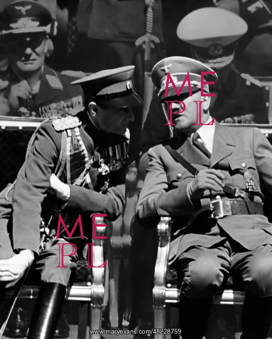 : Adolf Hitler with Paul of Yugoslavia 1939 : Adolf Hitler with Paul of Yugoslavia 1939