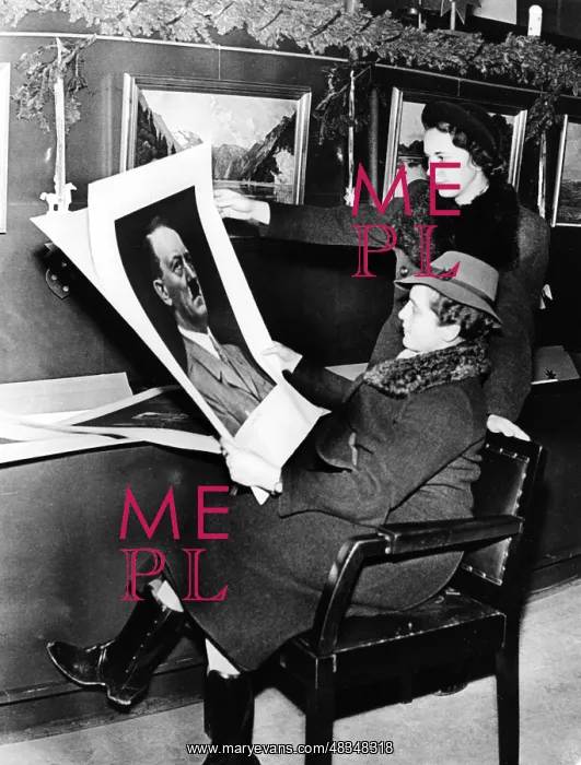 : Adolf Hitler on a poster, 1937 : Adolf Hitler on a poster, 1937