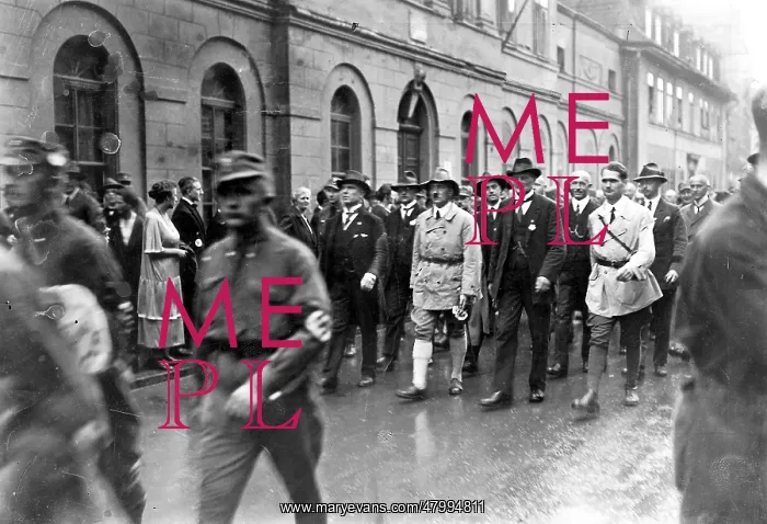 : Adolf Hitler during Propaganda March, Weimar : Adolf Hitler during Propaganda March, Weimar