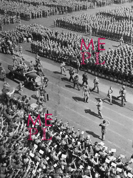 : Adolf Hitler at the rally of the HJ at the : Adolf Hitler at the rally of the HJ at the