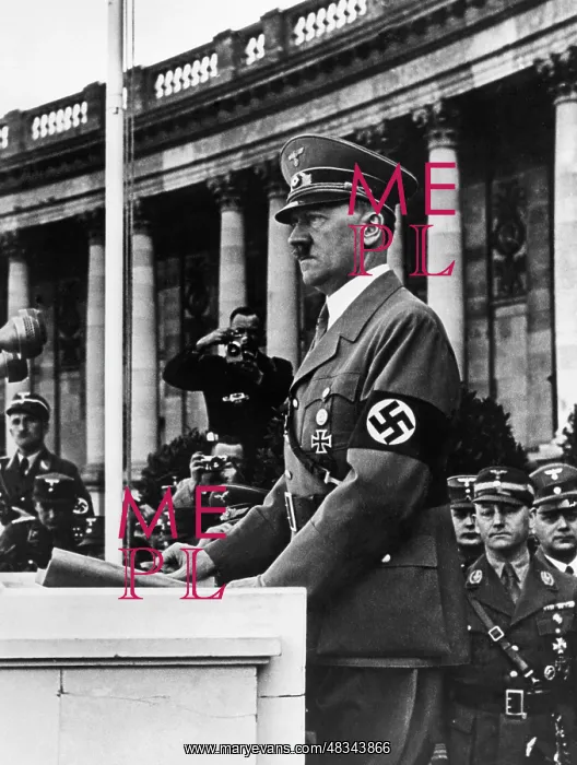 : Adolf Hitler at the rally on the occasion of : Adolf Hitler at the rally on the occasion of