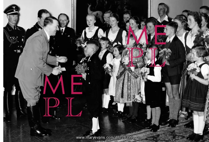 : Adolf Hitler receives well-wishers : Adolf Hitler receives well-wishers