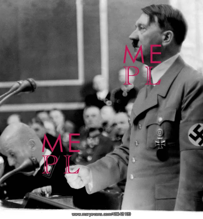 : Adolf Hitler in the Reichstag, 1938 : Adolf Hitler in the Reichstag, 1938