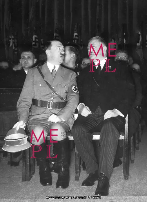 : Adolf Hitler with Robert Allmers, 1936 : Adolf Hitler with Robert Allmers, 1936