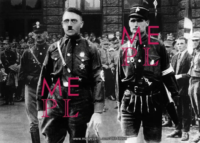 : Adolf Hitler and Rudolf Hess, 1927 : Adolf Hitler and Rudolf Hess, 1927