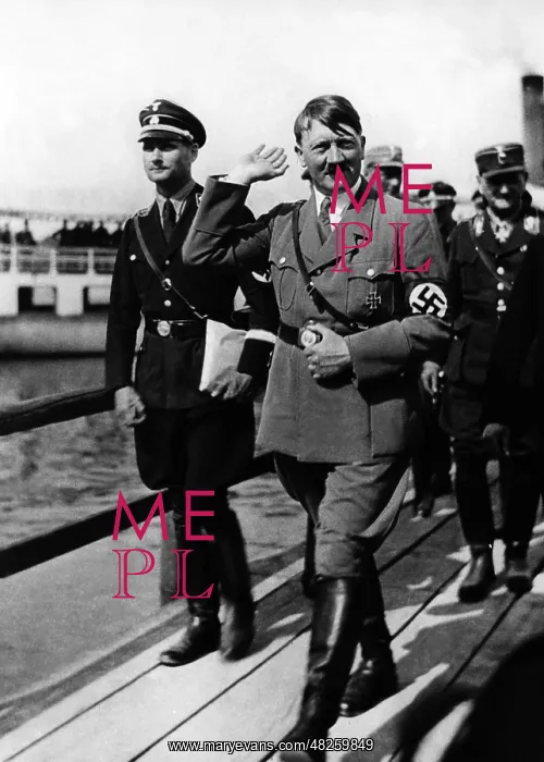 : Adolf Hitler and Rudolf Hess, 1934 : Adolf Hitler and Rudolf Hess, 1934