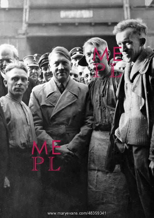 : Adolf Hitler in Siemensstadt on 01.05.1936 : Adolf Hitler in Siemensstadt on 01.05.1936