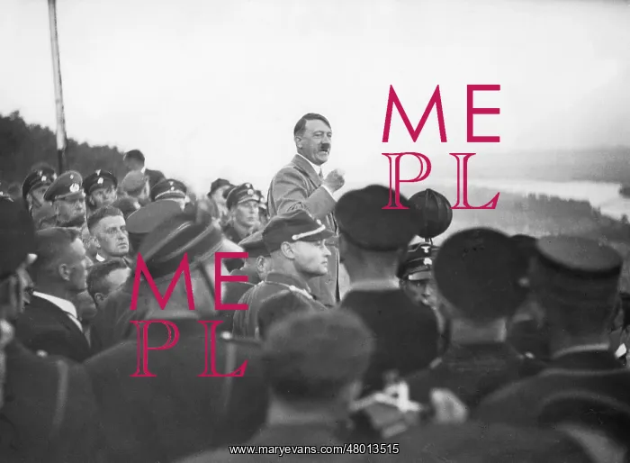 : Adolf Hitler speaks about the re-integration of the Saarland : Adolf Hitler speaks about the re-integration of the Saarland