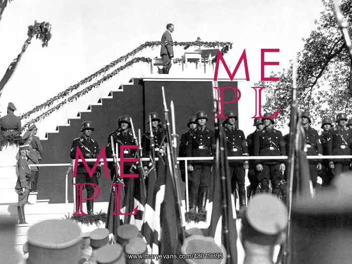 : Adolf Hitler speaks to the SA : Adolf Hitler speaks to the SA