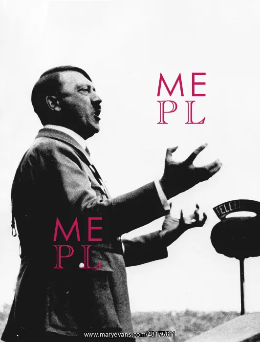 : Adolf Hitler during a speech, 1934 : Adolf Hitler during a speech, 1934