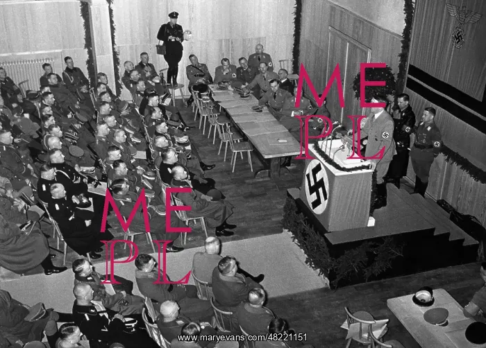 : Adolf Hitler during his speech at the inauguration of Or : Adolf Hitler during his speech at the inauguration of Or