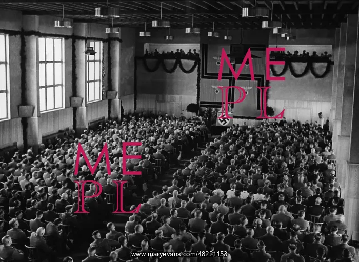 : Adolf Hitler during his speech at the inauguration of Or : Adolf Hitler during his speech at the inauguration of Or
