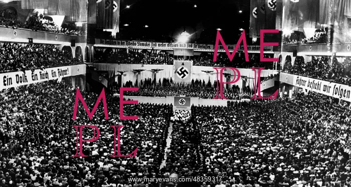 : Adolf Hitler in the Sportpalast, 1938 : Adolf Hitler in the Sportpalast, 1938