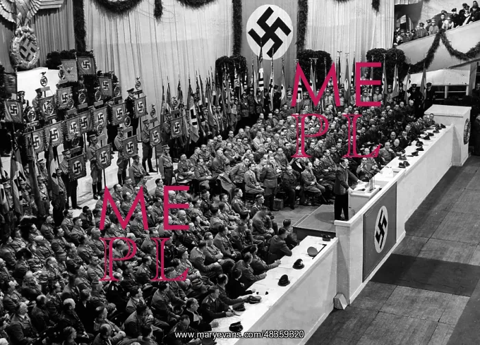 : Adolf Hitler in the Sportpalast, 1941 : Adolf Hitler in the Sportpalast, 1941