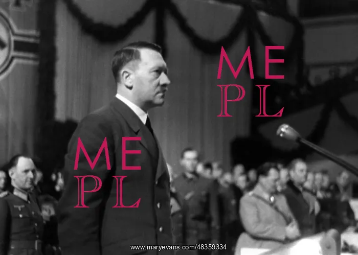 : Adolf Hitler in the Sportpalast, 1942 : Adolf Hitler in the Sportpalast, 1942