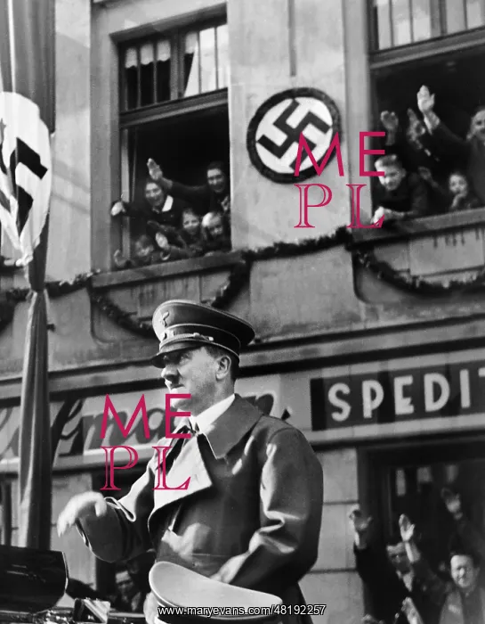 : Adolf Hitler in St. Poelten, 1938 : Adolf Hitler in St. Poelten, 1938