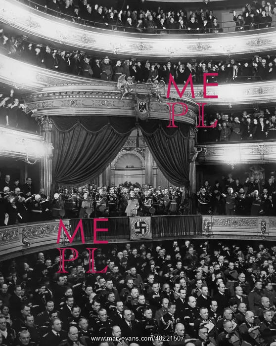 : Adolf Hitler at the State Opera, 1939 : Adolf Hitler at the State Opera, 1939