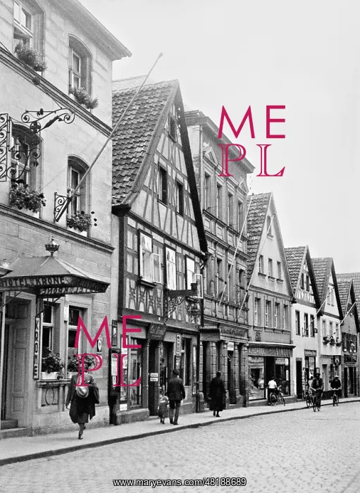 : Adolf Hitler Strasse in Kulmbach, 1935 : Adolf Hitler Strasse in Kulmbach, 1935