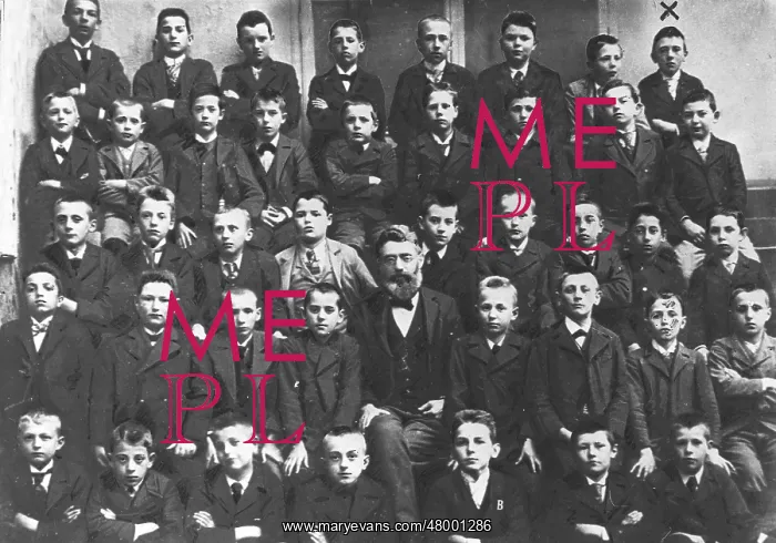 : Adolf Hitler as a student in Class 1b, Linz : Adolf Hitler as a student in Class 1b, Linz