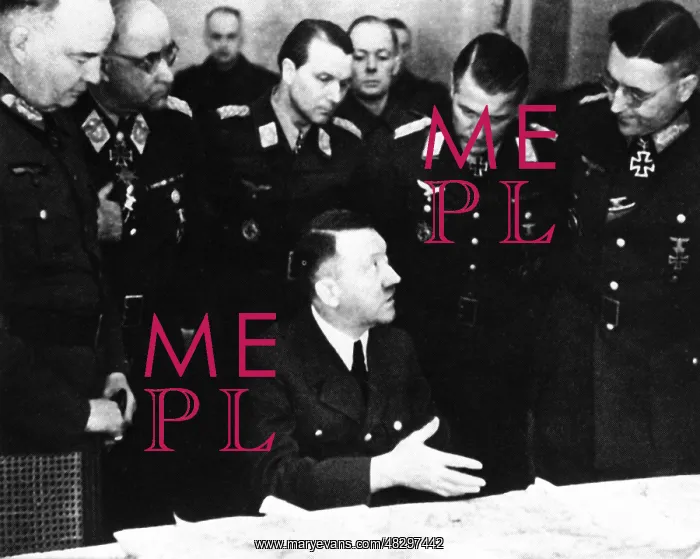 : Adolf Hitler during one of the last visits to the front i : Adolf Hitler during one of the last visits to the front i