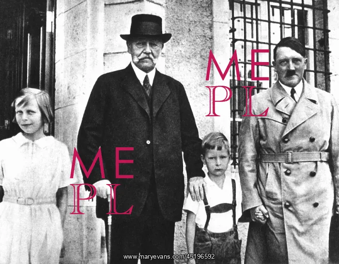 : Adolf Hitler visits Paul von Hindenburg : Adolf Hitler visits Paul von Hindenburg