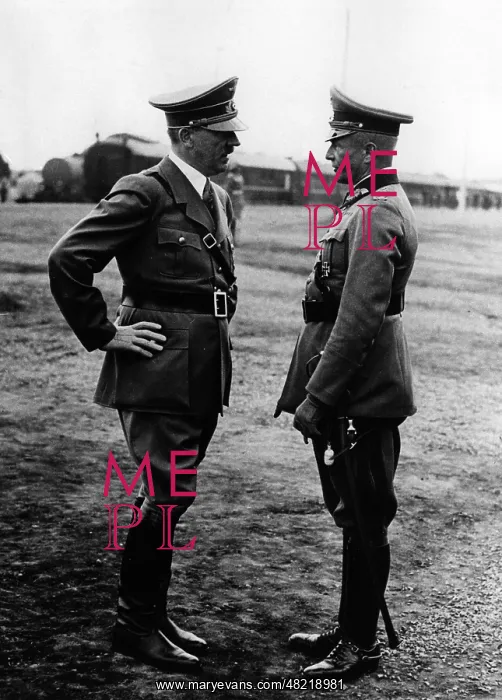 : Adolf Hitler with Walther von Brauchitsch, 1939 : Adolf Hitler with Walther von Brauchitsch, 1939