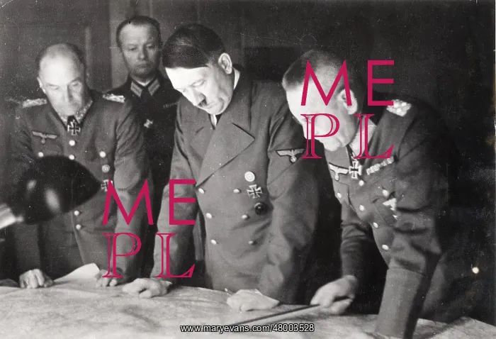 : Adolf Hitler with Walther von Brauchitsch : Adolf Hitler with Walther von Brauchitsch