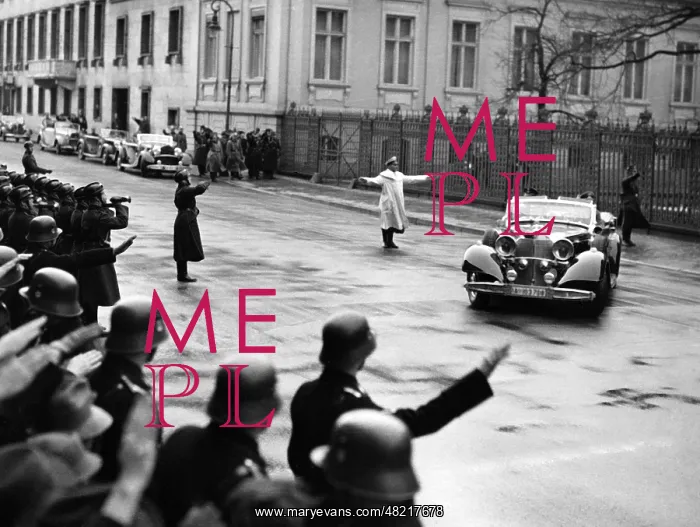 : Adolf Hitler on the way to the IAME 1937 : Adolf Hitler on the way to the IAME 1937