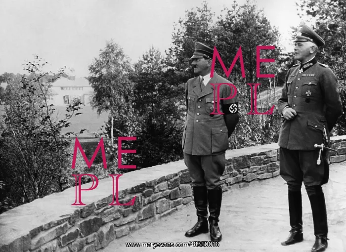 : Adolf Hitler and Werner von Blomberg, 1936 : Adolf Hitler and Werner von Blomberg, 1936