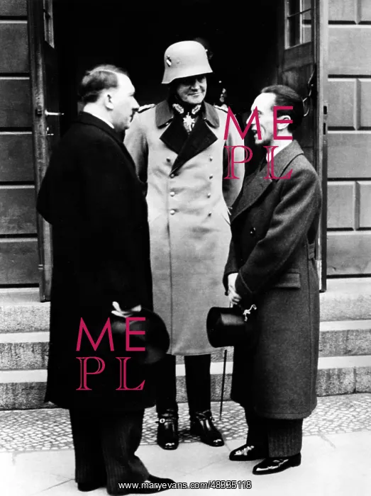 : Adolf Hitler with Werner von Blomberg and Joseph : Adolf Hitler with Werner von Blomberg and Joseph