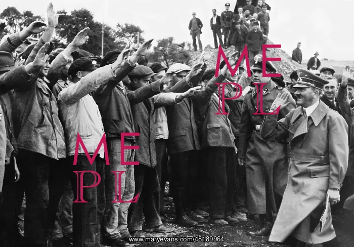 : Adolf Hitler at the Western Wall, 1938 : Adolf Hitler at the Western Wall, 1938