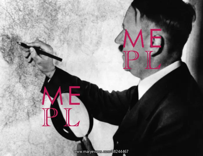 : Adolf Hitler at the Wolf's Lair headquarters, 1943 : Adolf Hitler at the Wolf's Lair headquarters, 1943