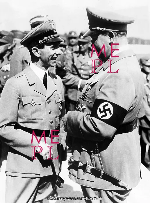: Two of Adolf Hitler's top aides, Dr. Joseph ? : Two of Adolf Hitler's top aides, Dr. Joseph ?