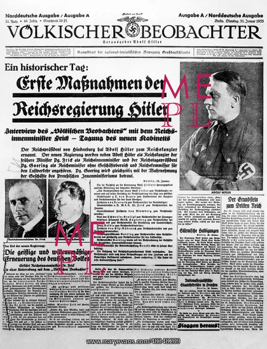 : Adolf Hitler's assumption of power, 1933 : Adolf Hitler's assumption of power, 1933