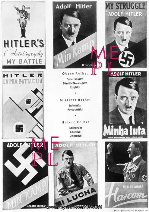 : Adolf Hitler's Mein Kampf in various translations : Adolf Hitler's Mein Kampf in various translations