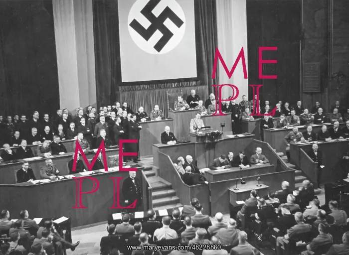 : Adolf Hitler's speech before the Reichstag in the Kroll : Adolf Hitler's speech before the Reichstag in the Kroll