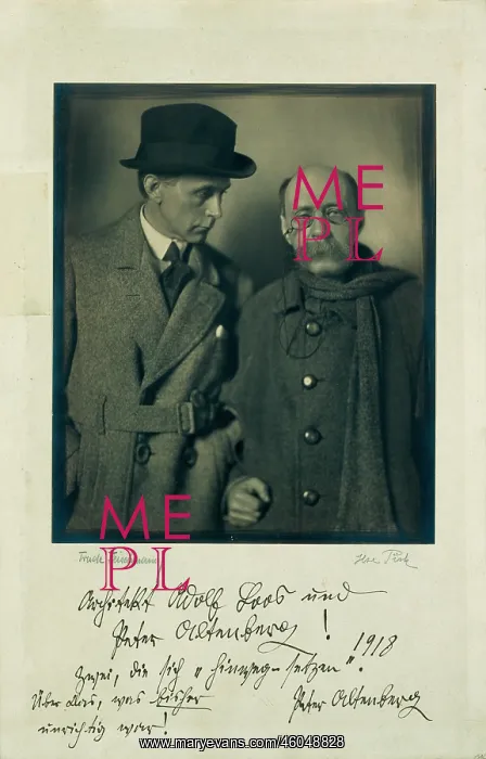 : Adolf Loos and Peter Altenberg : Adolf Loos and Peter Altenberg
