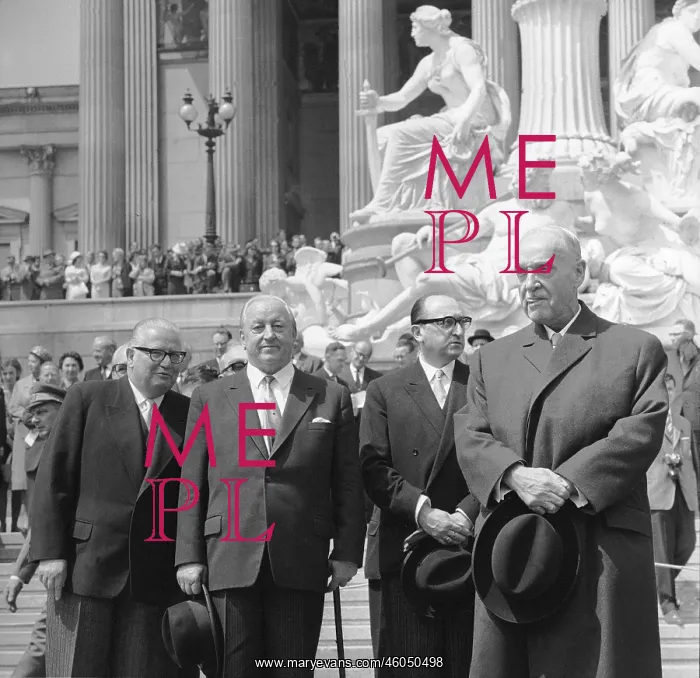 : Adolf Schaerf, Bruno Pittermann, Alfons Gorbach, Alfred Male : Adolf Schaerf, Bruno Pittermann, Alfons Gorbach, Alfred Male