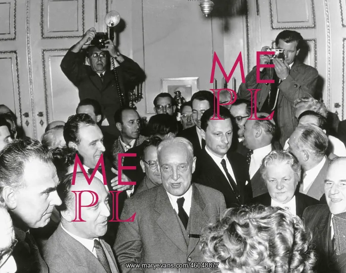 : Adolf Schaerf being elected Federal President : Adolf Schaerf being elected Federal President